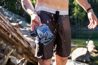 packtowl luxe towel lake blue