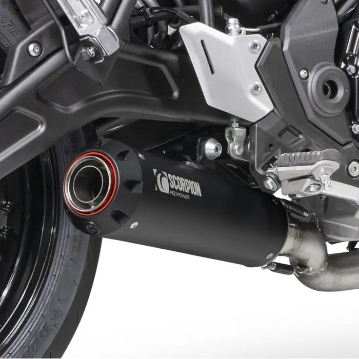 scorpion exhausts red power full system kawasaki z650 rs 2022