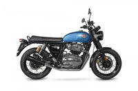 scorpion exhausts red power slip on royal enfield interceptor 650 continental gt
