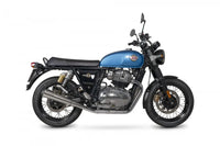 scorpion exhausts red power slip on royal enfield interceptor 650 continental gt