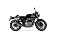 scorpion exhausts red power slip on royal enfield interceptor 650 continental gt