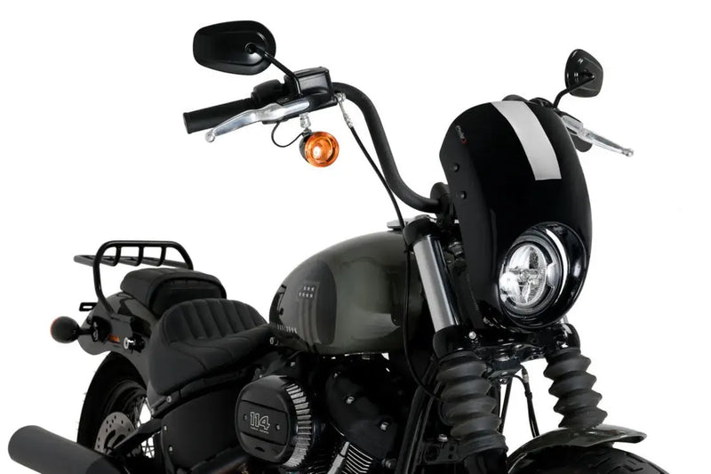 puig anarchy screen harley davidson softail street bob fxbb 2021 black