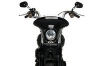 puig batwing sml sport screen gloss black housing harley davidson dyna street bob fxdb 2007 2017