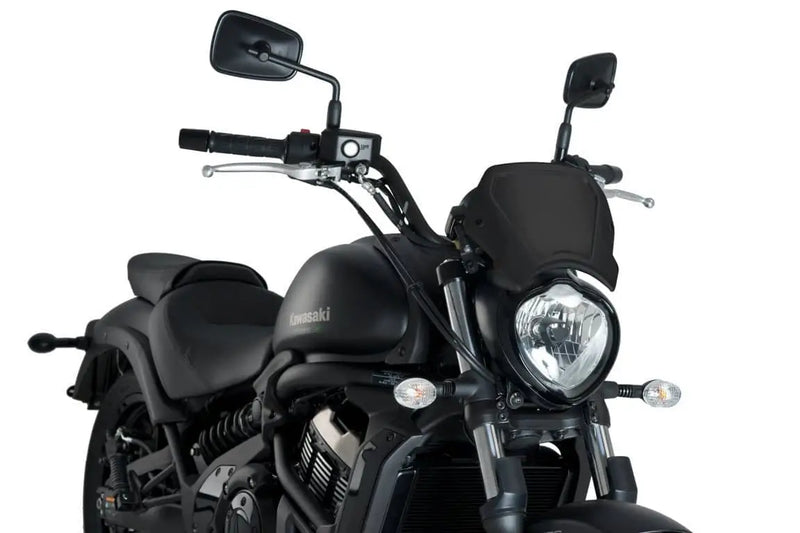 puig aluminum fly screen fork mounted moto guzzi v7 stone 850 2021
