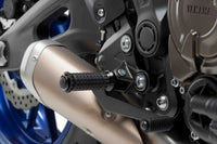 puig hi tech r fighter s footpegs with removable black rubber grip