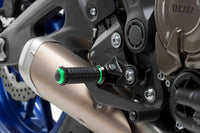 puig hi tech r fighter s footpegs with removable black rubber grip