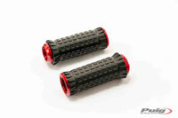 puig hi tech r fighter s footpegs with removable black rubber grip
