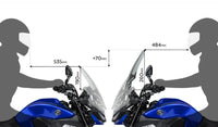 puig manual screen adjustment system yamaha mt 09 sp 2017 2020 black