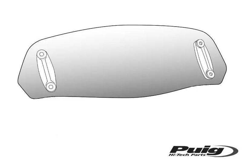 puig multi adjustable visor spare screen 102mm x 325mm