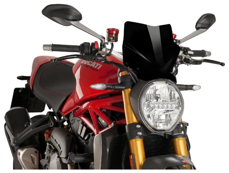 puig naked new generation windscreen ducati monster 797 821 1200 s