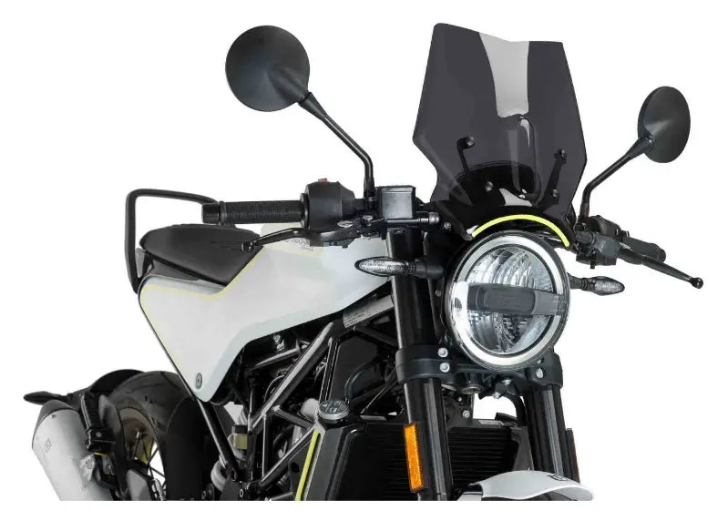 Puig スモーク ウインドシールド svartpilen401vitplen Puig Naked New Generation Windscreen Husqvarna Svartpilen 401