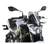 puig naked new generation windscreen kawasaki z650 2017 2019