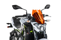 puig naked new generation windscreen kawasaki z650 2017 2019