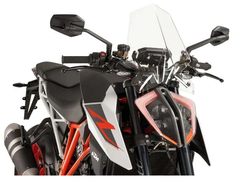 puig naked new generation windscreen ktm 1290 super duke r 2017 2019