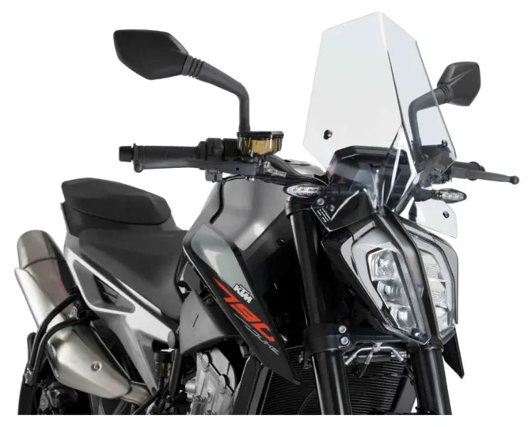 puig naked new generation windscreen ktm 790 890 duke r gp 2018 2023