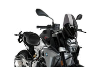 puig naked sport screen bmw f900 r 2020 with original bmw support