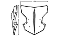 puig naked sport screen yamaha mt 125 2020