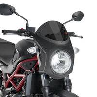 puig nose fairing carbon look housing with screen suzuki sv650n 2016