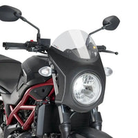 puig nose fairing carbon look housing with screen suzuki sv650n 2016