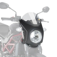 puig nose fairing carbon look housing with screen suzuki sv650n 2016