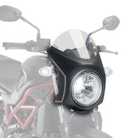 puig nose fairing matte black housing with screen suzuki sv650n 2016