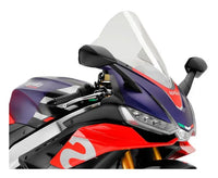 puig r racer windscreen aprilia rsv4 1100 factory 2021 2023