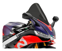 puig r racer windscreen aprilia rsv4 1100 factory 2021 2023