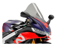 puig r racer windscreen aprilia rsv4 1100 factory 2021 2023