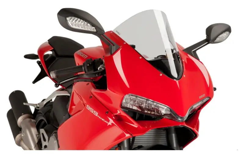 puig r racer windscreen ducati 959 1299 panigale s 2016 2019