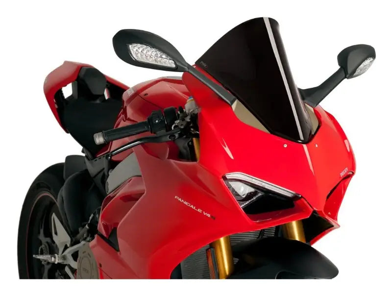 puig r racer windscreen ducati panigale v2 v4 s 2018 2021