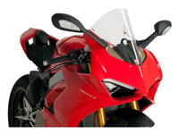 puig r racer windscreen ducati panigale v2 v4 s 2018 2021