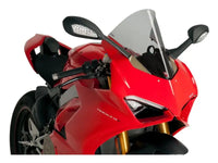 puig r racer windscreen ducati panigale v2 v4 s 2018 2021