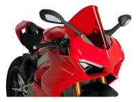 puig r racer windscreen ducati panigale v2 v4 s 2018 2021