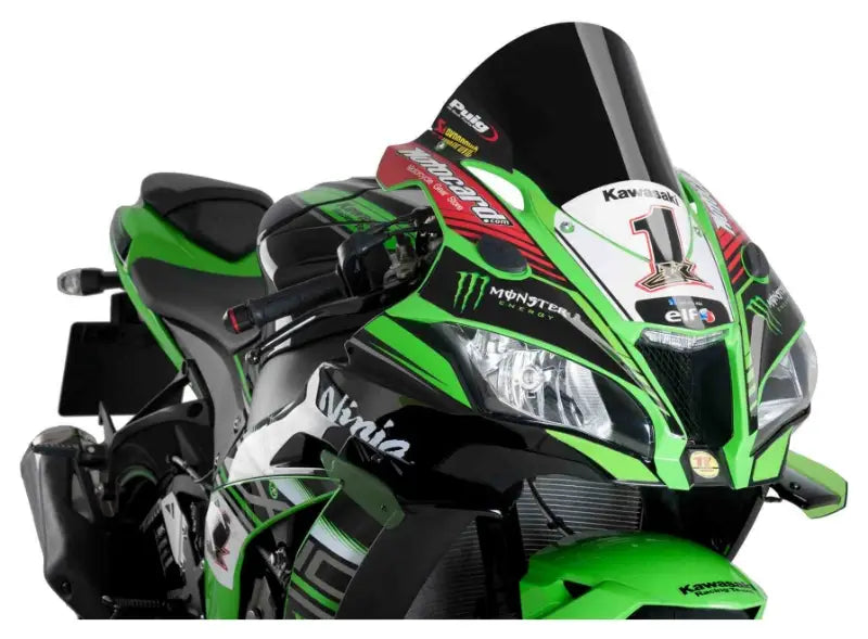 puig r racer windscreen kawasaki zx10r 2016 2020