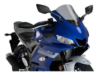 puig r racer windscreen yamaha r3 2019 2023