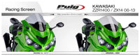 puig racing windscreen kawasaki zx14r 2006 2021