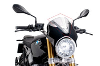 puig retrovision nose fairing carbon look housing with screen bmw r nine t 2014 2020