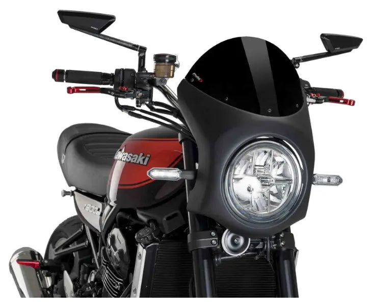 puig semi fairing windscreen kawasaki z900rs 2018 2023