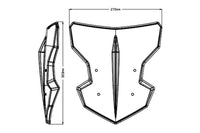puig flanker screen yamaha mt 09 2013 2016 mt 07 2017