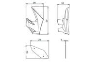 puig downforce side spoilers kawasaki z900 2020