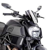 puig naked new generation windscreen ducati diavel 2014 2016
