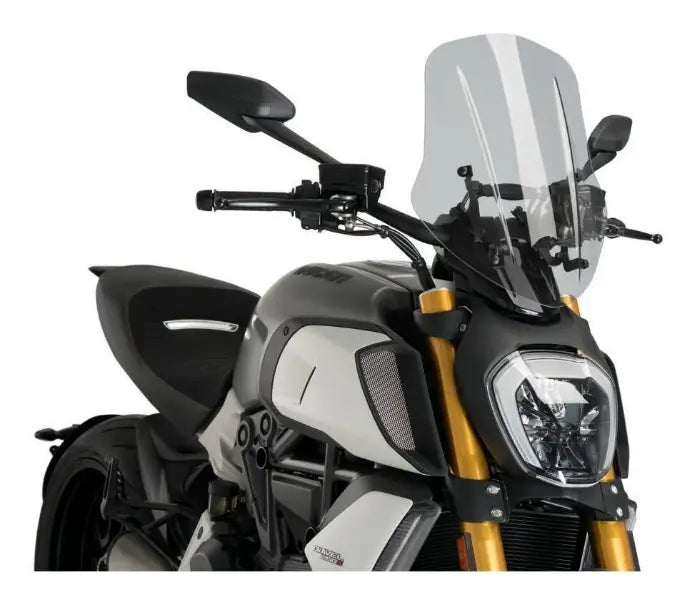 puig touring naked new generation windscreen ducati diavel 1260 s 2019 2023