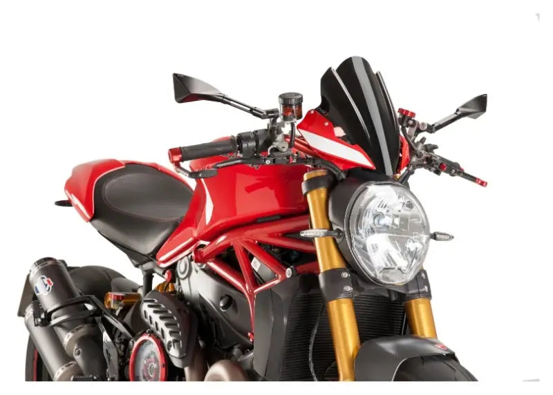 puig touring naked new generation windscreen ducati monster 797 821 1200 s