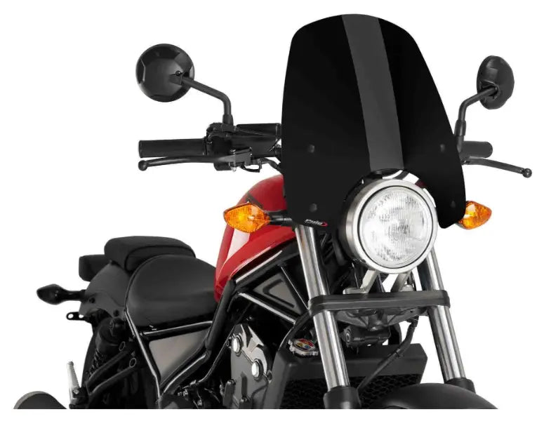 puig touring naked new generation windscreen honda rebel 300 500 2017 2021