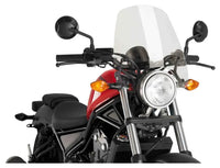 puig touring naked new generation windscreen honda rebel 300 500 2017 2021