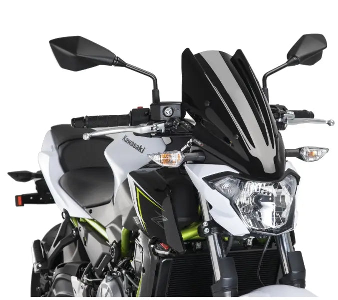 puig touring naked new generation windscreen kawasaki z650 2017 2019