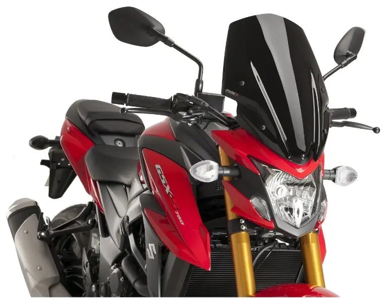 puig touring naked new generation windscreen suzuki gsxs 750 2017 2022