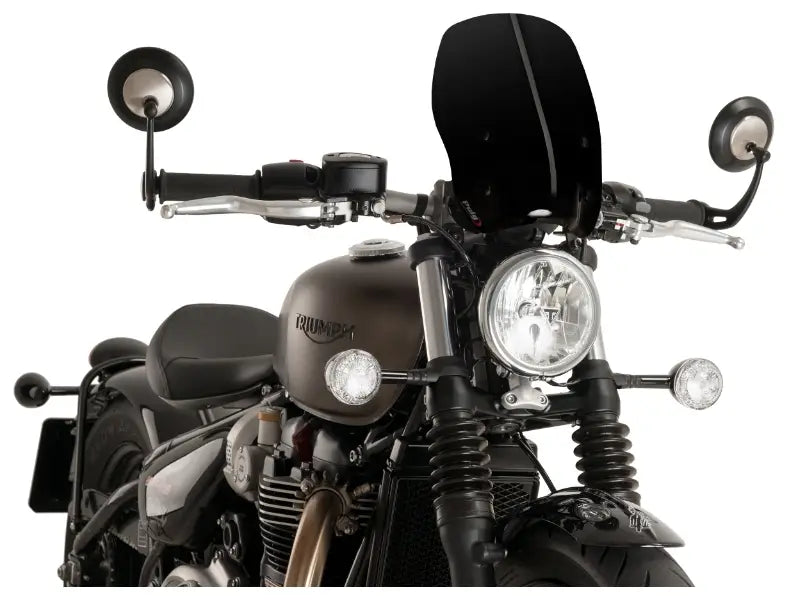 puig touring naked new generation windscreen triumph bobber 2017 2023