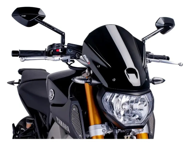 puig touring naked new generation windscreen yamaha fz 09 2014 2016