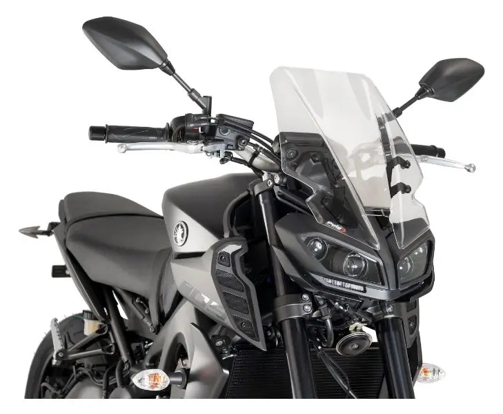 puig touring naked new generation windscreen yamaha fz 09 mt 09 2017 2020
